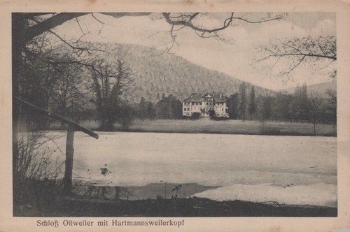 Alte ansichtskarte schloß - alte,