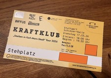 KRAFTKLUB - Stuttgart - Stehplatz - "Sterben in Karl-Marx-Stadt" Tour 2026