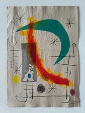 JOAN MIRO Zeichnung auf Papier