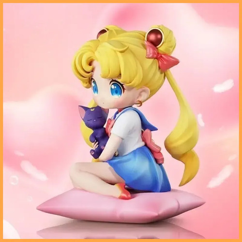 Sailor moon style sitting - moon,