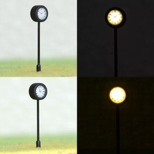 Bahnhofsuhr Uhr mit LED Beleuchtung Höhe 4cm H0 TT beleuchtet Bahnhof Bahnsteig