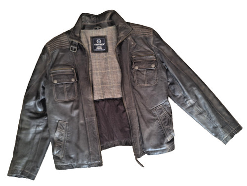 Herren echtleder jacke von - jacke,