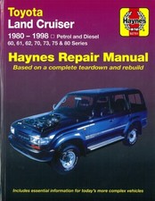 Haynes Handbuch: Toyota Land Cruiser 1980-98 Reparaturanleitung/Reparatur-Buch