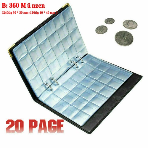 Neu 360tlg euro münzalbum - 360tlg, 2