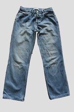 Vintage HORSEBACK Jeanshose W30 L30 Denim Hose Pedal Pusher Button-Fly 100% Bw