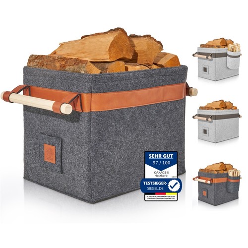 Oakage holzkorb kaminholz - oakage®,