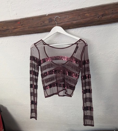Glitzer pailletten shirt - glitzer,