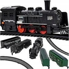 ELEKTRISCHE EISENBAHN FÜR KINDER LOKOMOTIVE ZUG SPIELSET IDEALES GESCHENK
