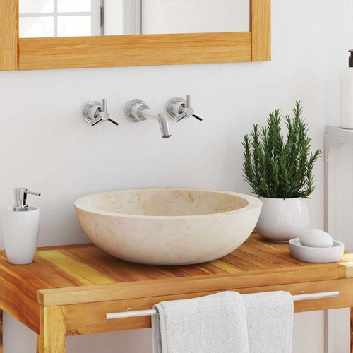 Waschbecken 40x12cm marmor - waschbecken,