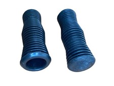 Vintage Plastiche Cassano Original Fahrrad Griffe Schwarz Rillen Brevet. Italy