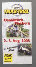 Flyer Truck Trial Osnabrück 2003