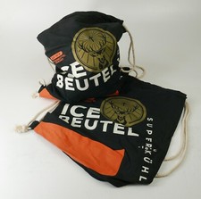 2 x Jägermeister Sportsack Turnbeutel Stofftasche Rucksack schwarz orange 2681
