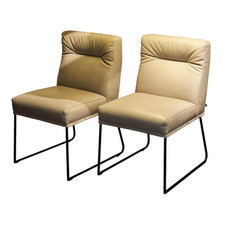 KFF 2er Set Stühle Leder