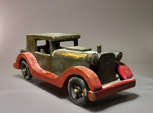 Vintage holz auto modell - auto, art