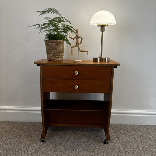 Vintage teak zeitungsständer - vintage,