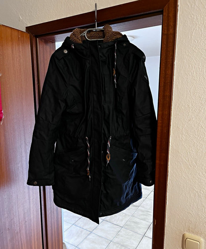 Blue flame damen parka - flame,