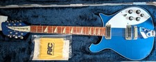 Rickenbacker 620/12 in Midnight Blue im Originalkoffer, Bedienungsanleitung u.a.
