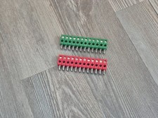 Fischertechnik - 24x Stecker grün / rot