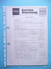 Service manual for Grundig