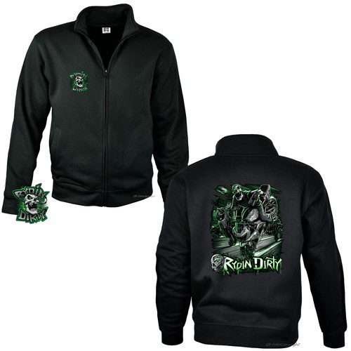 Biker jacke zip motorrad - biker, motiv