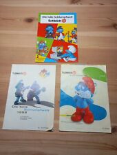 Schleich Schlümpfe 3x Katalog, Schlumpf Sammler-Katalog, 1995 1996 1998, A6