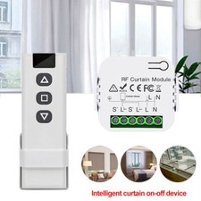 WiFi Funk Rolladensteuerung Nachrüstset Vorhang Schalter RF Fernbedienung ~