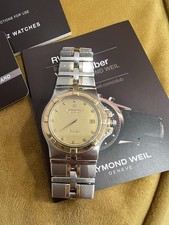 ?️ Raymond Weil Parsifal Ref. 9590 – Full Set – 18K Gold – Diamant-Indizes – 35