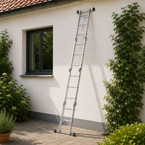 Alu klappleiter anlegeleiter - alu,