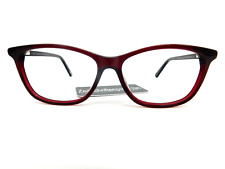 DbyD Damen Brillengestell Kunststoff rechteckig bordeaux