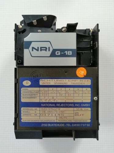 Münzprüfer nri g18 - nri, 0551