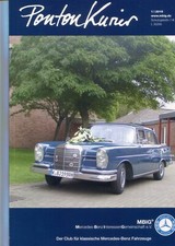 Ponton Kurier 2019 Heft 1 MBIG Mercedes Benz Daimler Oldtimer Magazin