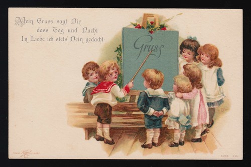 Kinder spielen schule gruss - spielen, "gruss"