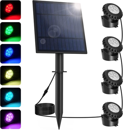 Solar pool light rgb - solar,