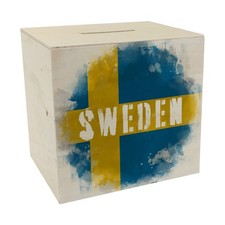 Spardose aus Holz mit