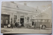 Wien Ober-Laa Gasthaus Mandlmeier Mobiloil Tankstelle Nibug Autobus  Fotokarte 