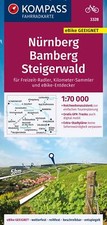 KOMPASS Fahrradkarte 3328