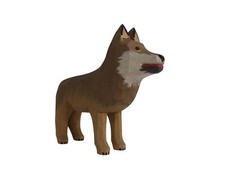 Krippenfiguren Wolf