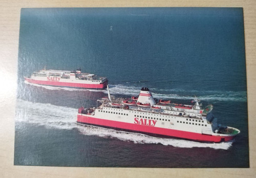 Postcard sally ferries - postcard,