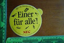 Alter Aufkleber PC Kopierer Fax NEC Computer Pinwriter P20 - P30