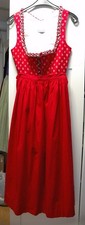 Dirndl - Gr. 40 - rot - Neu