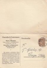 HANN.MÜNDEN, Postkarte 1926, Haendler & Natermann AG, Jagdschrot, Langgeschosse