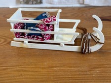 (RB)5025-3983, kleiner Schlitten, Puppenhaus Möbel, Spielzeug, Deko