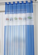 Gardine CARS   Voile blau