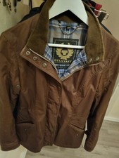 Belstaff Gewachster Damen Mantel, tailliert 