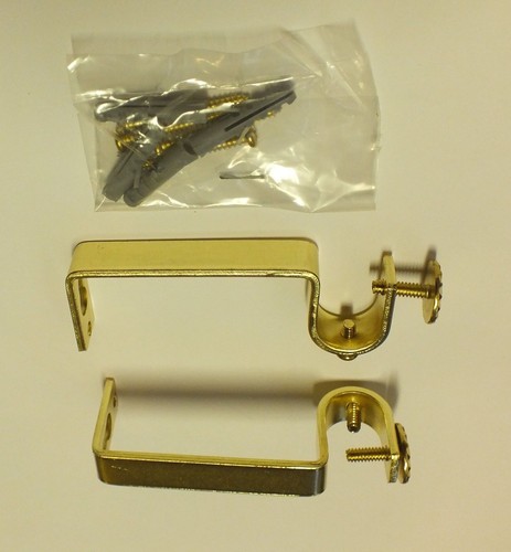 Paar metall wandhalter - 1,