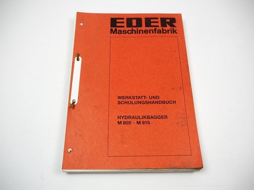 Eder m805 m815 mobilbagger - eder,