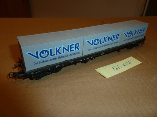 Piko containertragwagen 3x - piko,,