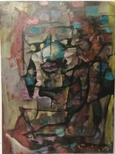 Ölgemälde Expressionismus,russischer Maler Alexander Diener 30x40signiert Salari