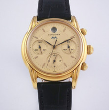 Seltene Longines Automatik Chronograph mit Papiere Ref. L4.661.2