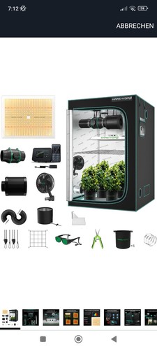 Growbox set 2 x 2m - set,,